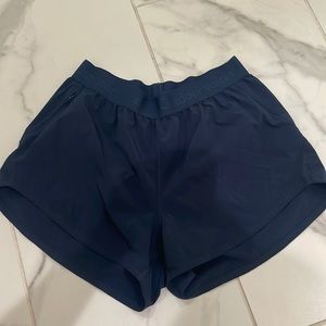 Outdoor Voices navy blue shorts